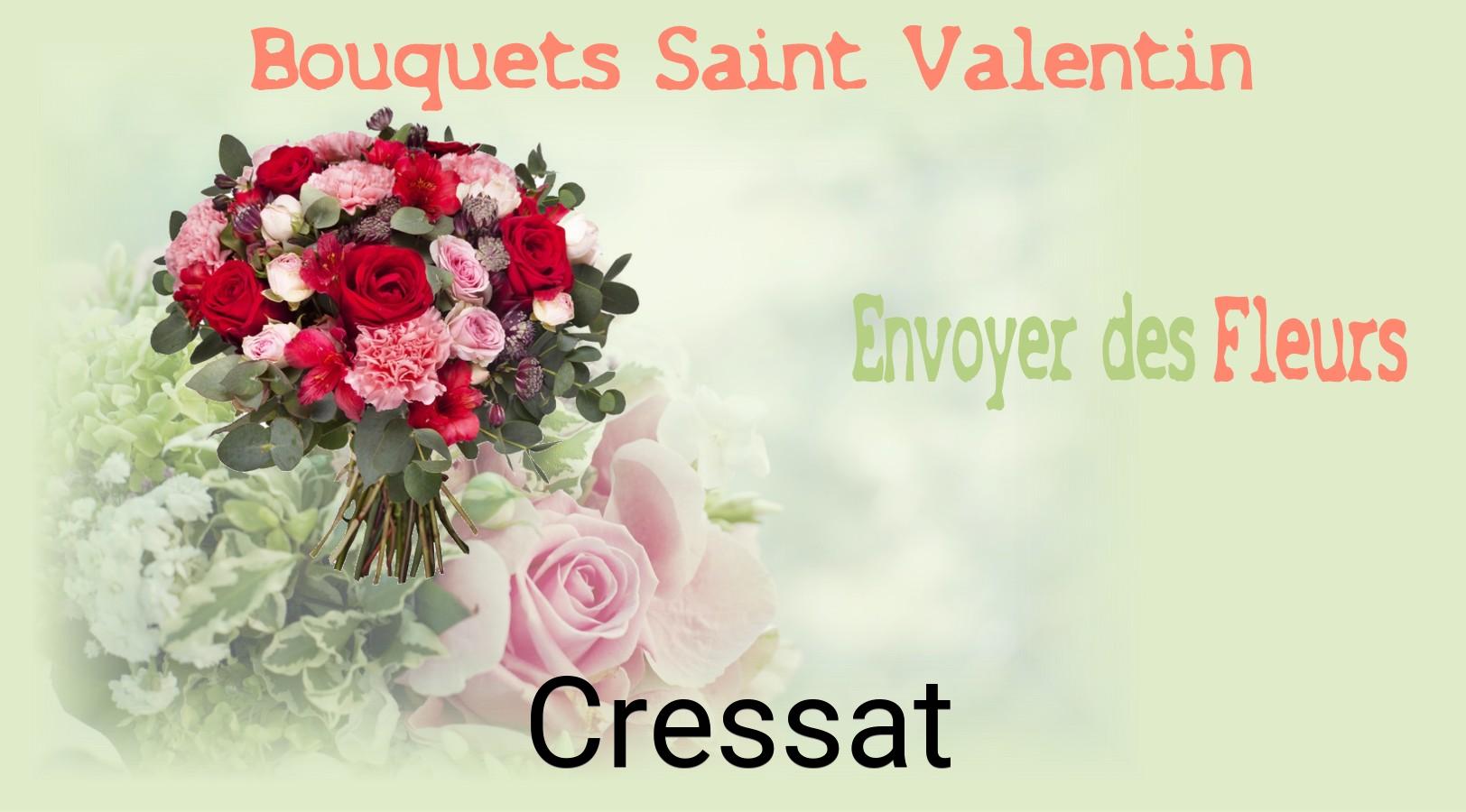 Roses de Saint-Valentin livrées à Cressat